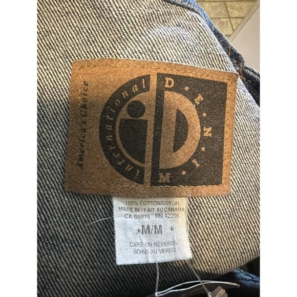 Vintage Steven Spielberg “Dive” Los Angeles NWT Denim Vest Sz M Deadstock NOS - Picture 11 of 12